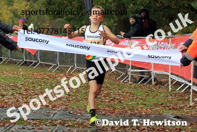 Boys Under-13s, 2022 National Cross Country Relays, Berry Hill Park, Mansfield.  Photo: David T. Hewitson/Sports for All Pics